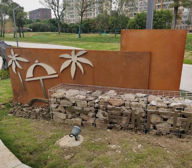 青龙锈钢板挡土墙
